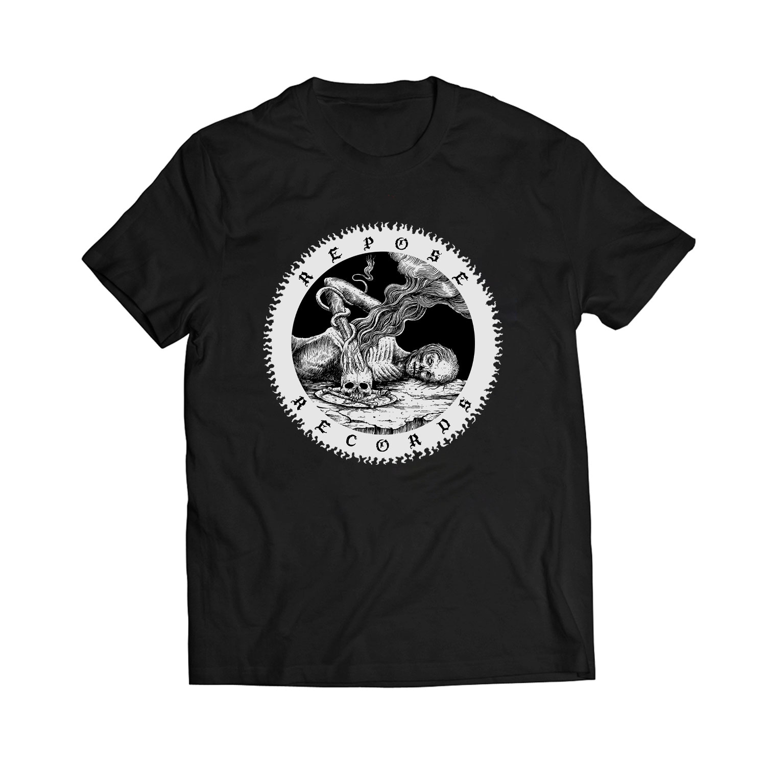 Repose Emblem Logo T-Shirt – Repose Records